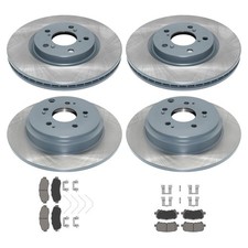 DuraGo Front & Rear Rotors Wagner ThermoQuiet Ceramic Brake Pads Kit for Odyssey picture