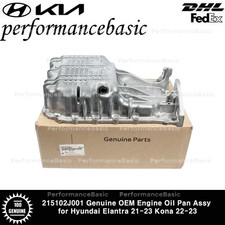 215102J001 Genuine OEM Engine Oil Pan Assy for Hyundai Elantra 21-23 Kona 22-23 picture