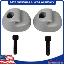 2X Interior Gray Sun Visor Retainer S16-1023-661 For Kenworth Peterbilt picture