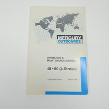 Mercury Outboards Operation & Maintenance Manual 45 50 4-Stroke Boat Motor 1995 picture