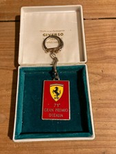 RARE VINTAGE Grand Prix 1971 : STUNNING SILVER MARKED Ferrari Ketchain year 2000 picture