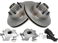For 1979-1983 Buick Estate Wagon Brake Pad Rotor and Caliper Set Front 84731ZDQP picture