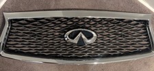 OEM 2018-2023 Infiniti Q50 Front Upper Grille w/ Factory Sensor Mounts picture