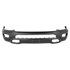 For 19-24 Ram 1500 Black Stamped Steel Front Bumper Face Bar w/ Fog Light Holes picture