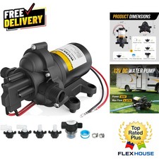 Whisper-Quiet 12V Water Pump – 4.0 GPM with Adjustable Pressure for All Needs picture