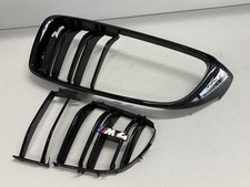 ☑️2015-2020 BMW M4 M3 F80 F82 Damage Gloss Black Front Grill Left Side OEM picture