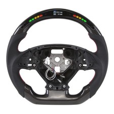Real Carbon Fiber LED Steering Wheel for Chevrolet Camaro SS 2016-2024 NO Heated picture