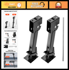 Telescoping Stabilizer Jack 2PCS - Folding Trailer Swing Down Support for RVs picture