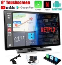 3-in-1 Wireless CarPlay Screen AI Video Box With Netflix YouTube + 1080P Camera picture