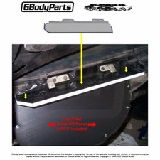 1978-88 G-Body with A/C Heater Box Delete COWL WINDSHIELD WIPER LEDGE Panel USA picture