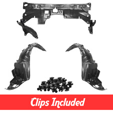 Front Fender Liner & Under Cover Set w/ Clips For 2003-2007 Honda Accord Sedan picture