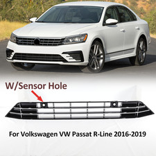 For Volkswagen VW Passat R-Line 2016-2019 Front Bumper Lower Grill W/Radar Hole picture