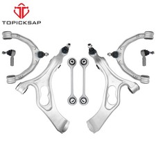 10pc Front Control Arm w/ Ball Joint Sway Bar Link Tie Rod End for Audi Q7 07-15 picture