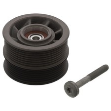 Febi 44978 Idler Pulley for auxiliary belt, with bolt picture