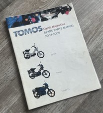 Tomos Sprint Tomos LX Moped 2003 OEM Original Spare Parts Manual Pre-Owned picture