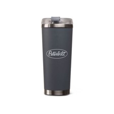 Peterbilt 24oz Storm Gray Brooklyn Trucker Tumbler PB logo w/ Straw picture