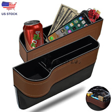 2x Car Van Seat Gap Catcher Filler Storage Box Pocket Organizer Holder Decorate picture