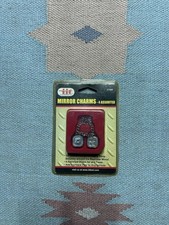Vintage rear view mirror charms hanging lucky dice vehicle car 10” picture
