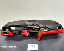 ✅ 14-17 OEM BMW F32 F33 F36 428 435 Dashboard Dash Panel Coral Red Black picture