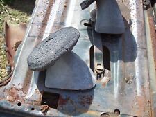 1937 1938 CHEVY CONVERTIBLE & SPORTS COUPE RUMBLE SEAT STEP PAD BRACKETS BOMB 37 picture