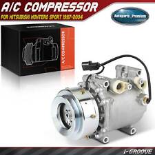 A/C Compressor w/ Clutch for Mitsubishi Montero Sport 1997-2004 w/ Single Groove picture