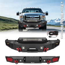 Aaiwa For 2008-2009-2010 Ford F250 F350 Front or Rear Bumper with LED Lights picture