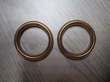 NEW ~ 2 X PREMIUM EXHAUST GASKET 50cc 70cc 90cc 110cc 125cc CHINESE ATV QUAD picture