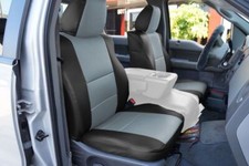 for 2004-08 FORD F-150 CUSTOM FIT 2 FRONT SEAT COVERS PAIR NO BUILT IN SEATBELT picture