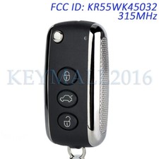 Remote Key Fob for Bentley Continental GT Flying Spur 315MHz 3Btn KR55WK45032 picture