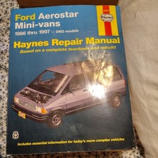 Repair Manual-XL Haynes 36004 fits 88-89 Ford Aerostar picture