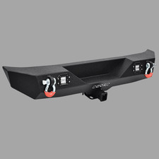 Durable Steel Rear Bumper w/ LED Lights for 07-18 Jeep Wrangler JK Unlimited picture