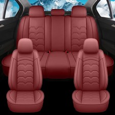 Full Set Nappa Leather Seat Covers For Acura TSX TL 5 Seats Cushion Protectors picture