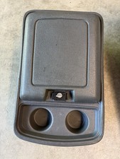 78-91 1978-1991 Ford Truck Bronco Center Console W/keyed locking Latch Lt Gray picture