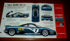 1991 JAGUAR XJR-15 SPEC SHEET BROCHURE INFO PHOTO 91 SPORT LE MANS RACING picture