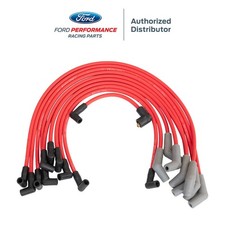 5.0L 5.8L Mustang Ford Racing 9MM Engine Spark Plug Ignition Wire Sets - Red picture