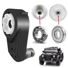 12V 550 40000RPM High Speed Steel Gears Motor Gearbox for Power Wheels Motor...  picture