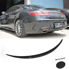  for Mercedes S-Class C217 S63 S65 AMG Coupe 14-18 Matte Rear Trunk Spoiler Wing picture