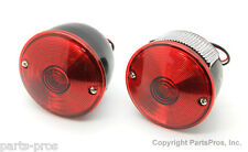 NEW Omix-ADA Round Tail Lamp PAIR / FOR 1945-75 JEEP WILLYS CJ3 CJ5 CJ6 picture