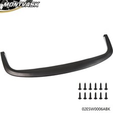 Universal CS Style Front Bumper Lip Splitter Chin Spoiler Under Panel Black picture
