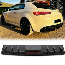 For Alfa Romeo Brera Rear Bumper Lip Diffuser Shark Tail Splitter Spoiler Black picture