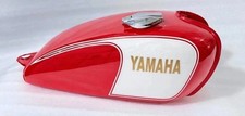 Yamaha SR 500 Steel Red White Gas Fuel Petrol Tank With Cap picture