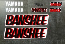 1987 87' Yamaha Banshee 8pc full graphics kit stickers decals YFZ350 quad ATV picture