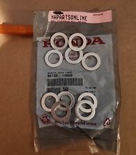10x OEM Honda 14mm Oil Drain Plug Crush Washers 94109-14000 NEW TEN PACK picture