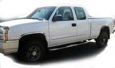 For 99-06 Silverado Sierra Chrome Polished Stainless Fender Trim 4p Set picture
