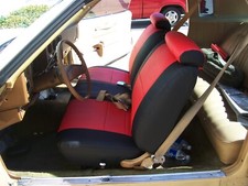 for CHEVY NOVA 1976-1979 LEATHER-LIKE CUSTOM FIT SEAT COVER picture