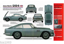 ASTON MARTIN DB4 DB-4 IMP Brochure: 1963,1962,1961,............GT picture