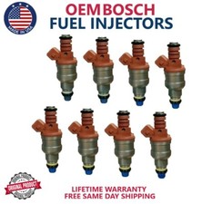 OEM 8X Bosch Fuel Injectors Fits 1993-1998 BMW 540i 740iL 840Ci 4.4L 0280150778 picture