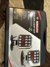2 Magnetic Wireless LED Warning Light Towing Trailer Lights Battery Operated USB picture