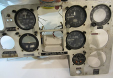 ORIGINAL PIPER AIRCRAFT PANEL WITH A COUPLE OF INSTRUMENTS AS PICTURED picture