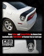 Dodge Charger Bumblebee Trunk Rear Accent Stripes Decals 2011 2012 2013 2014 picture